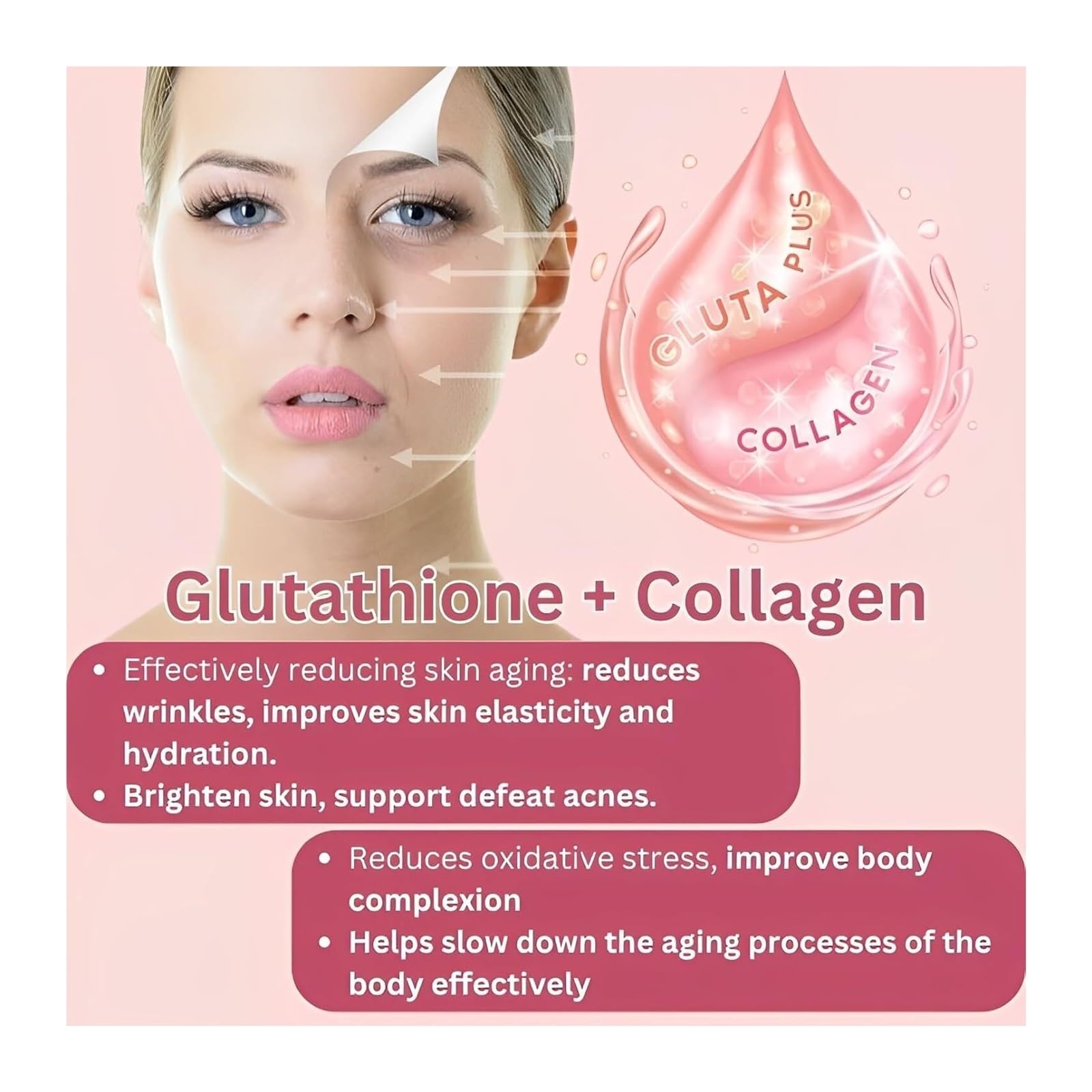 Glutathione Collagen Gummies, Glutathione Collagen Glow Gummies for Skin Care ECLAYABuy Supplements Australia