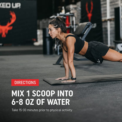 Bucked Up - Woke - HIGH STIM Pre Workout - Best Tasting - Focus Nootropic, Pump, Strength and Growth, 30 Servings (Rocket Pop) Bucked UpBuy Supplements Australia