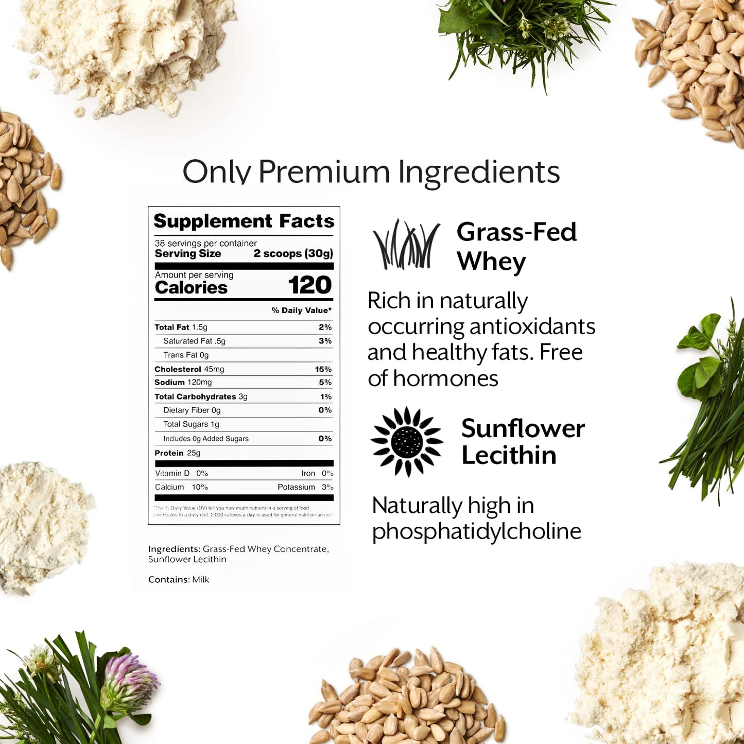 Promix Whey Protein Powder, Unflavored - 5lb Bulk - Grass-Fed & 100% All Natural ProMix NutritionBuy Supplements Australia