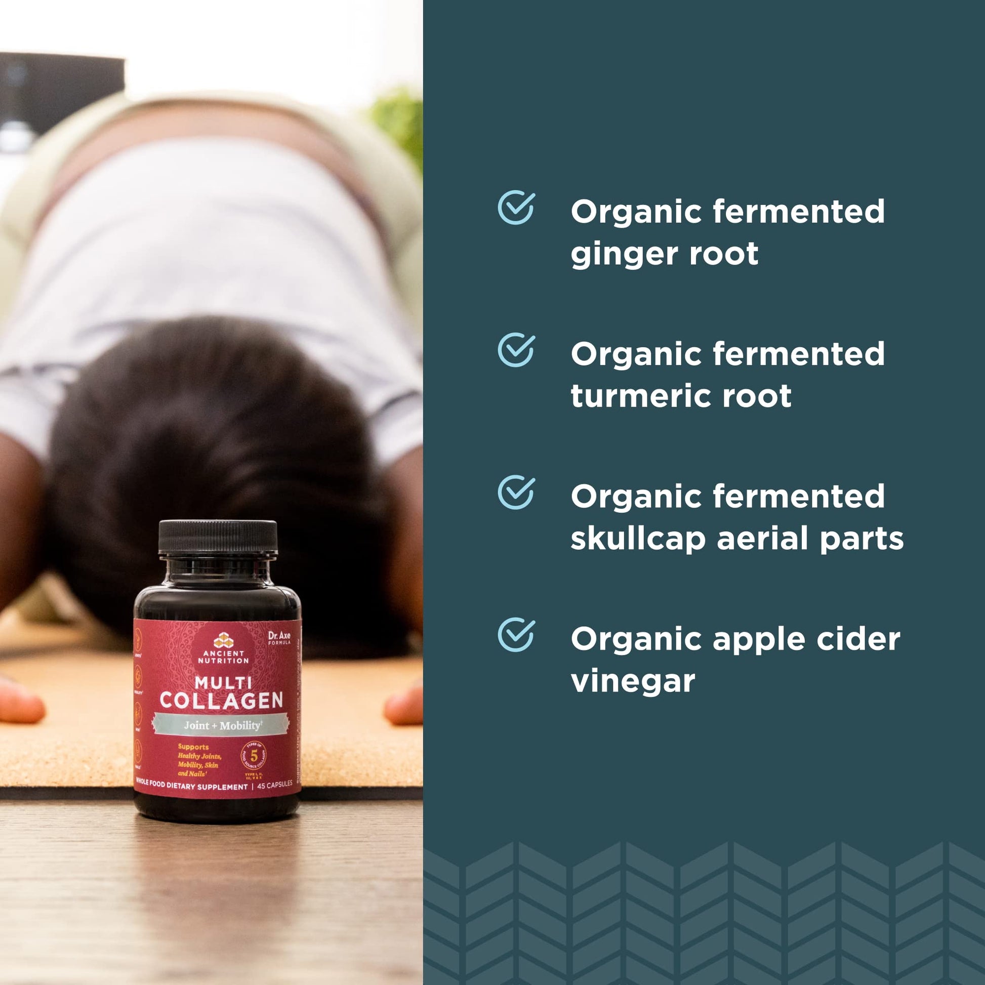 Ancient Nutrition Collagen Pills for Joint Support, Multi Collagen Capsules 90 Ct, Joint + Mobility, Supports Joints, Skin & Nails, Exercise Recovery, Paleo and Keto Friendly, Gluten Free Ancient NutritionBuy Supplements Australia