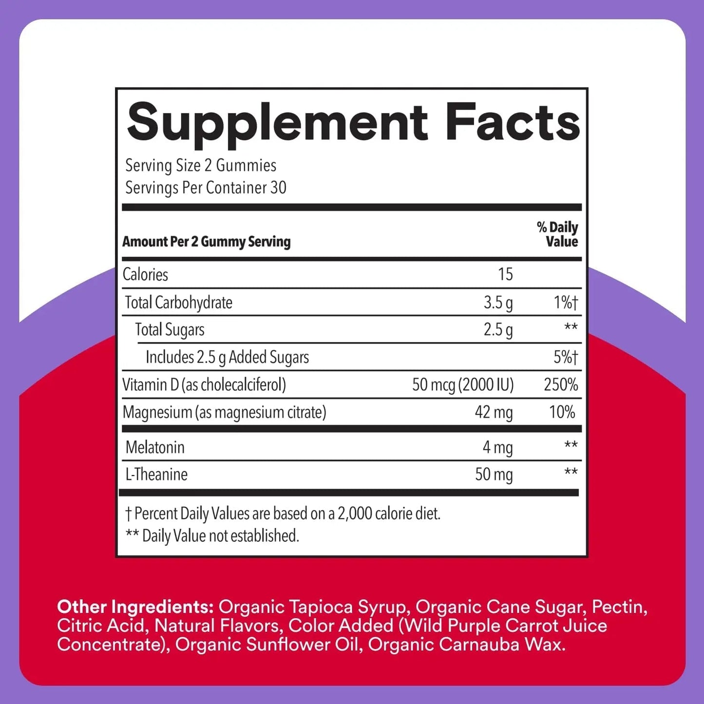 SmartyPants Adult Sleep Gummies with Melatonin: Magnesium & L-Theanine, Drug-Free, Non-Habit Forming Sleep Aid SmartyPants