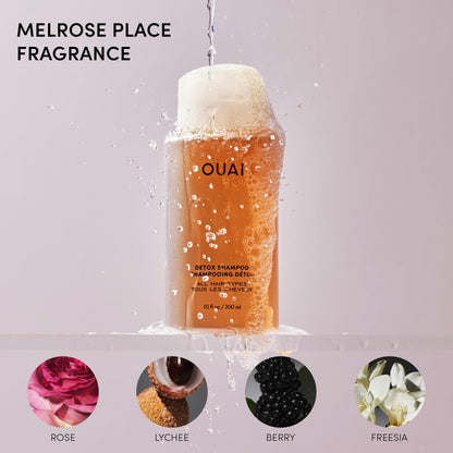 OUAI Detox Shampoo & Medium Hair Conditioner Bundle - Clarifying Shampoo for Build Up, Dirt, Oil, Product and Hard Water & Hydrating Conditioner for Medium Hair (2 Count) OUAIBuy Supplements Australia