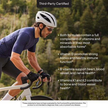 THORNE - Multi-Vitamin Elite - Daily Nutritional Supplement - Two Formulas Support Cellular Energy Production, Restful Sleep & More* - Third-Party Certified - Gluten, Dairy & Soy-Free - 180 Capsules THORNE buy supplements Au
