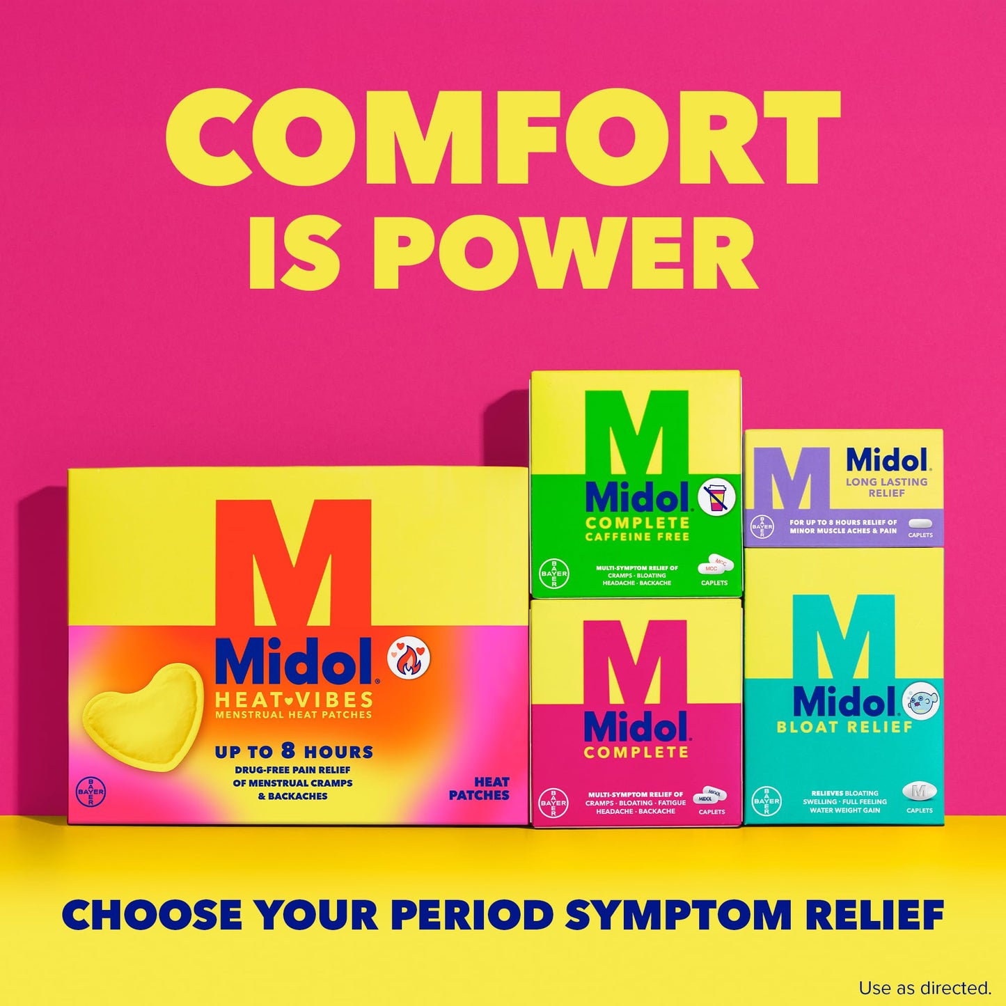 Midol Complete Gelcaps 24ct: Midol Complete Menstrual Pain Relief Gelcaps with Acetaminophen for Menstrual Symptom, PMS Relief, and Period Cramp Relief - 24 Count MidolBuy Supplements Australia