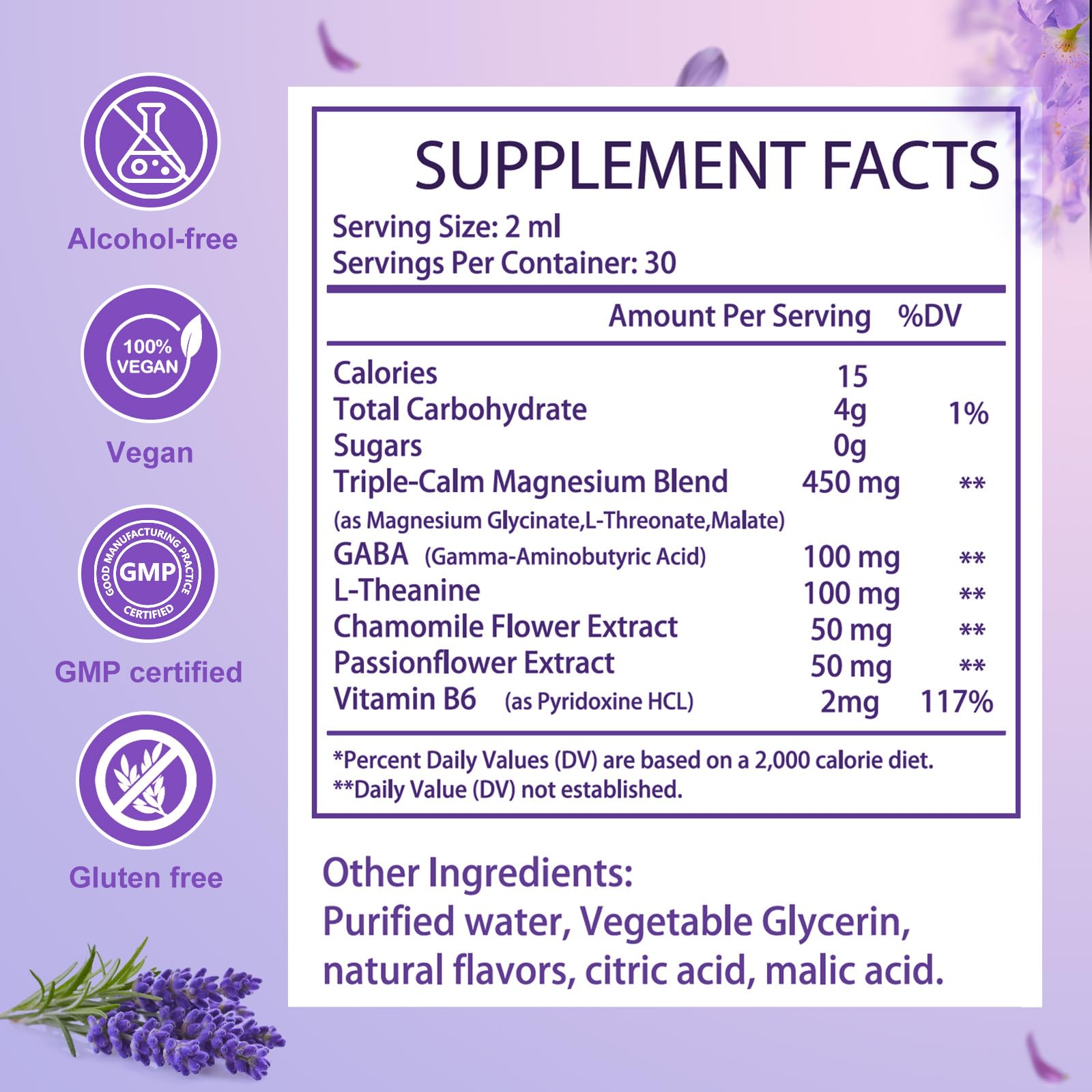 Magnesium Glycinate Liquid Drops for Women & Men, Triple Calm Magnesium Complex Supplement with L-Threonate, Malate, L-Theanine for Kids Adults Calm, Sleep & Mood, Sugar-Free, Natural Flavor, 2 fl oz loiomayBuy Supplements Australia
