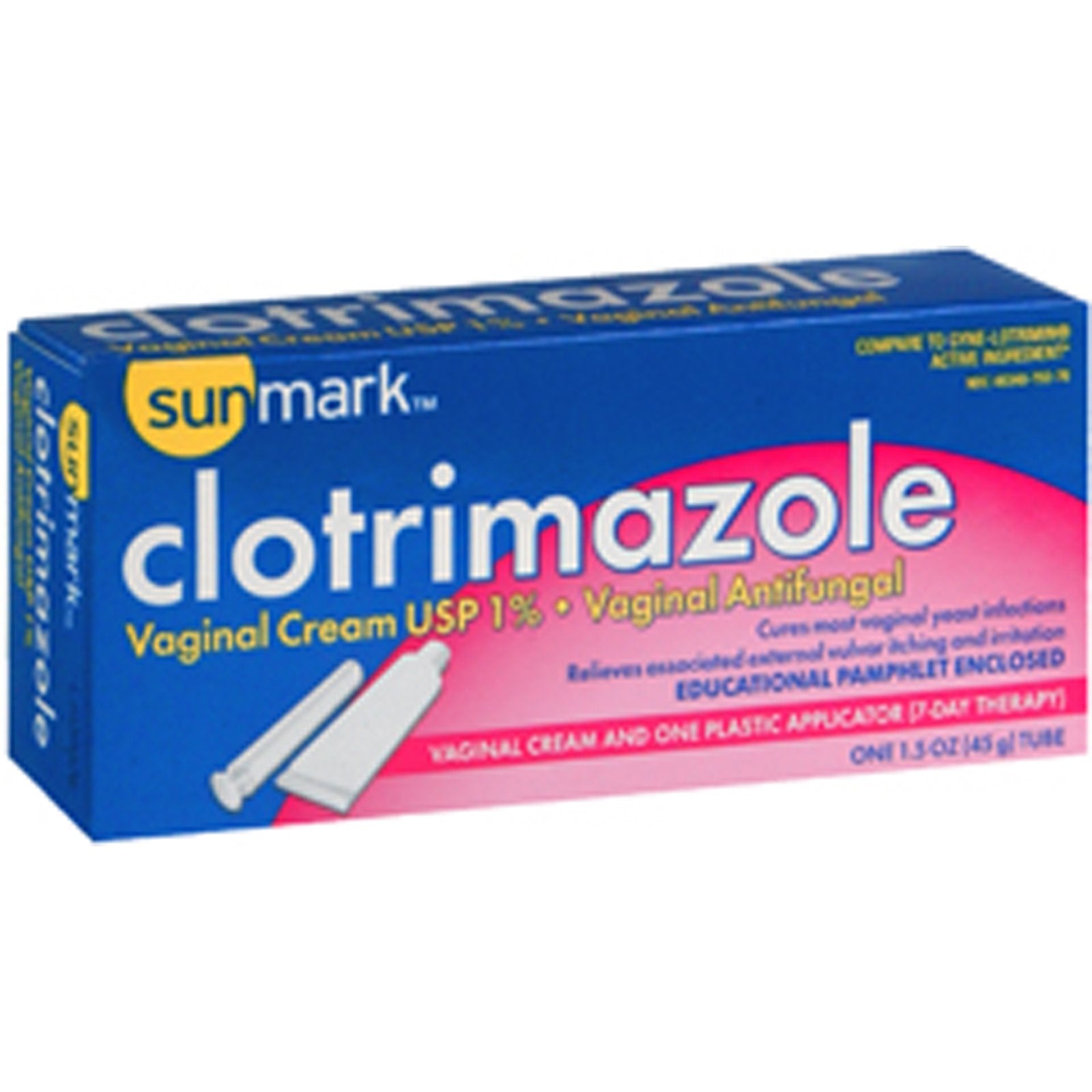 Vaginal Yeast Treatment sunmark 0.01 Cream 1.5 oz.