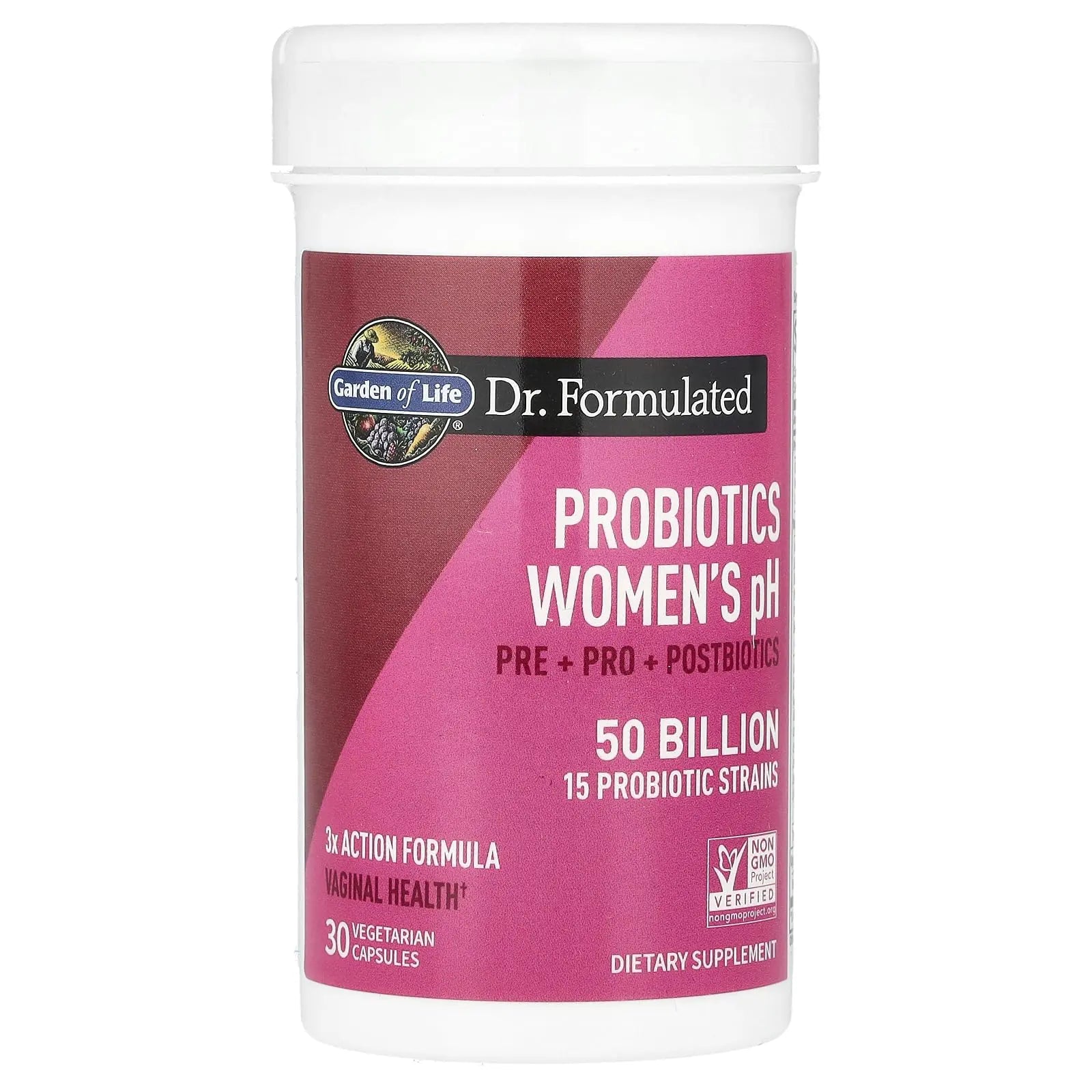 Garden of Life Dr Formulated Once Daily 3-in-1 Complete Prebiotics, Postbiotics & Probiotics for Women, PRE + PRO + POSTBIOTIC Supplement for Women’s Digestive, Immune & Vaginal Health, 30 Day Supply Garden of LifeBuy Supplements Australia