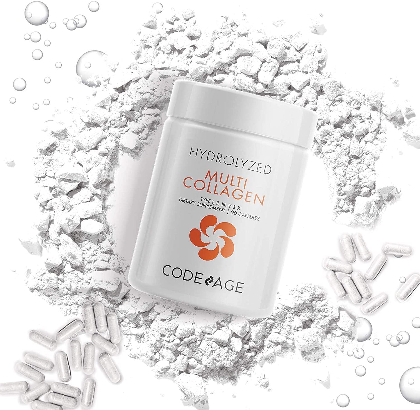 Codeage Multi Collagen Protein Capsules, Type I, II, III, V, X, Grass Fed & Hydrolyzed Collagen Pills Supplement CodeageBuy Supplements Australia