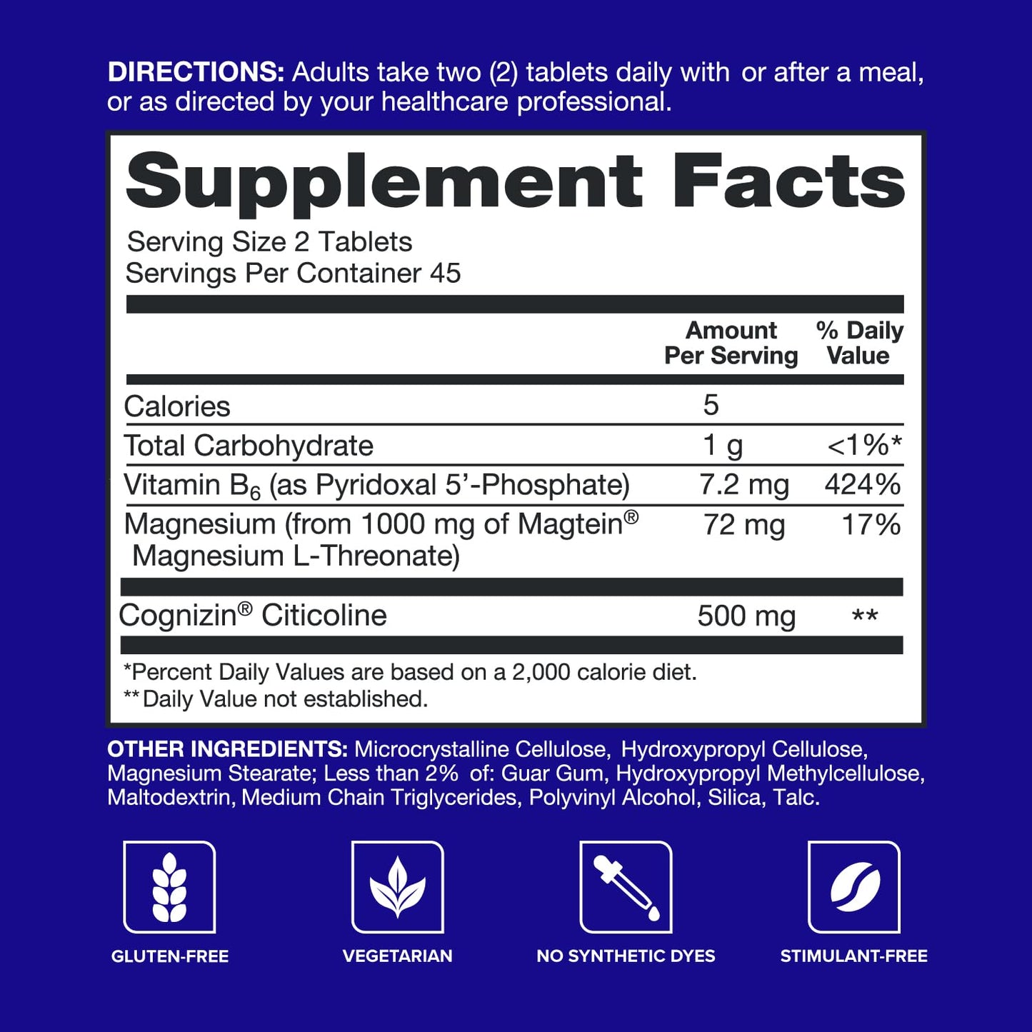 Qunol Brain Health Memory Plus with B6, Magnesium L-Threonate & Citicoline, Clinically Tested Ingredients to Improve Memory, Focus, Attention and Productivity, 90 Count QunolBuy Supplements Australia
