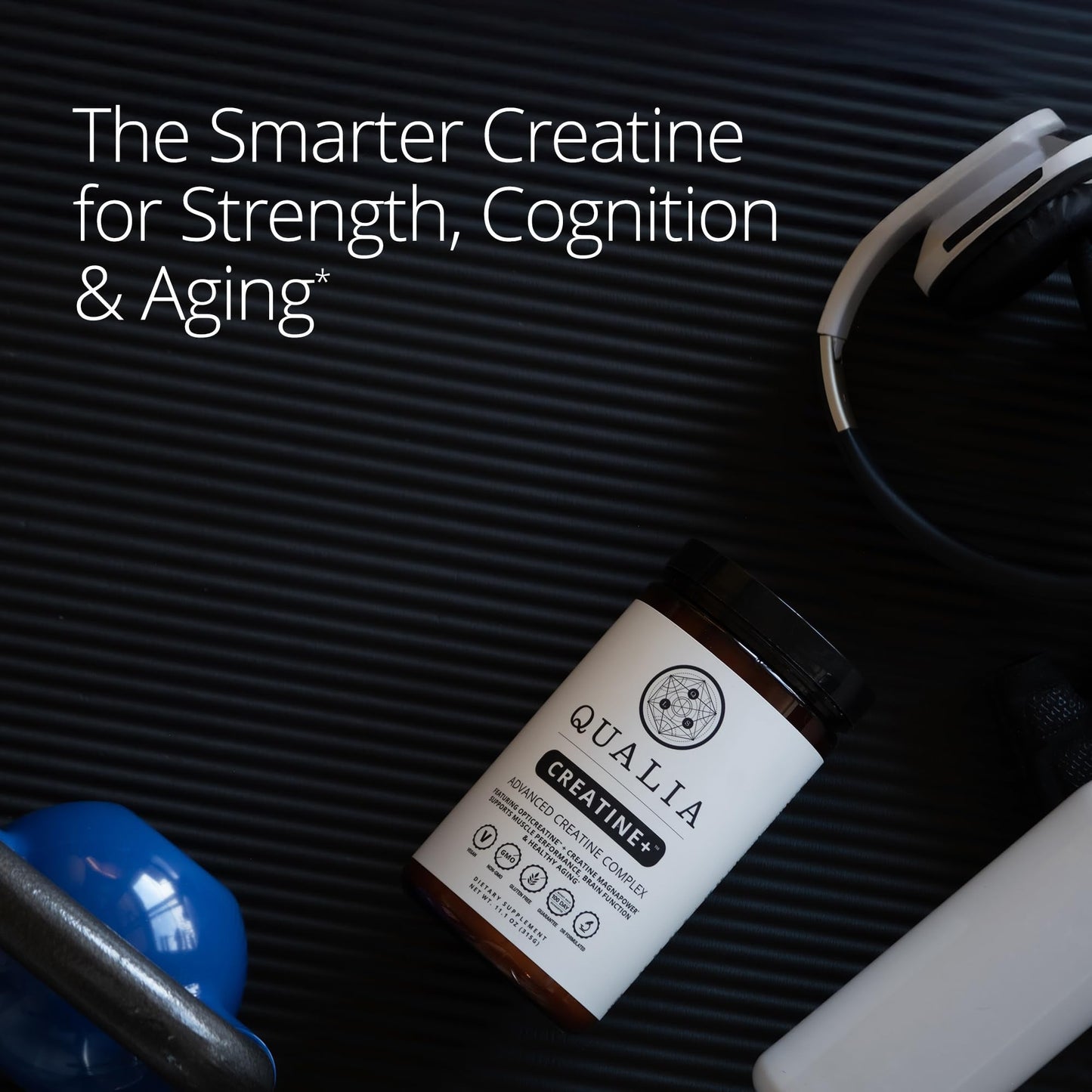 Qualia Creatine | Advanced Creatine Complex | 2 Sources + Magnesium | Optimized Absorption | Muscle Performance, Brain Function, & Healthy Aging QUALIA LIFE SCIENCESBuy Supplements Australia