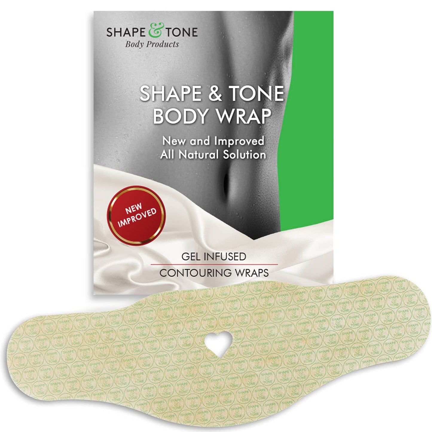 Moisturizing Body Wrap - New and Improved All Natural Body Applicator (5 WRAPS)