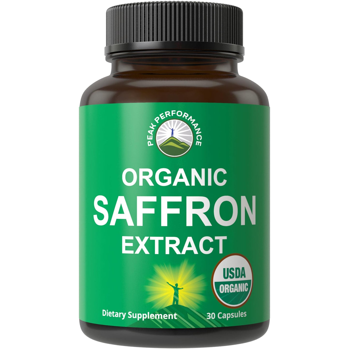 Saffron Supplements - USDA Organic Saffron Extract Capsules for Women, Men, and Kids. with Organic Prebiotic Fiber Instead of Filler. Pure and Natural for Mood, Brain, Focus, Cravings, PMS Peak PerformanceBuy Supplements Australia