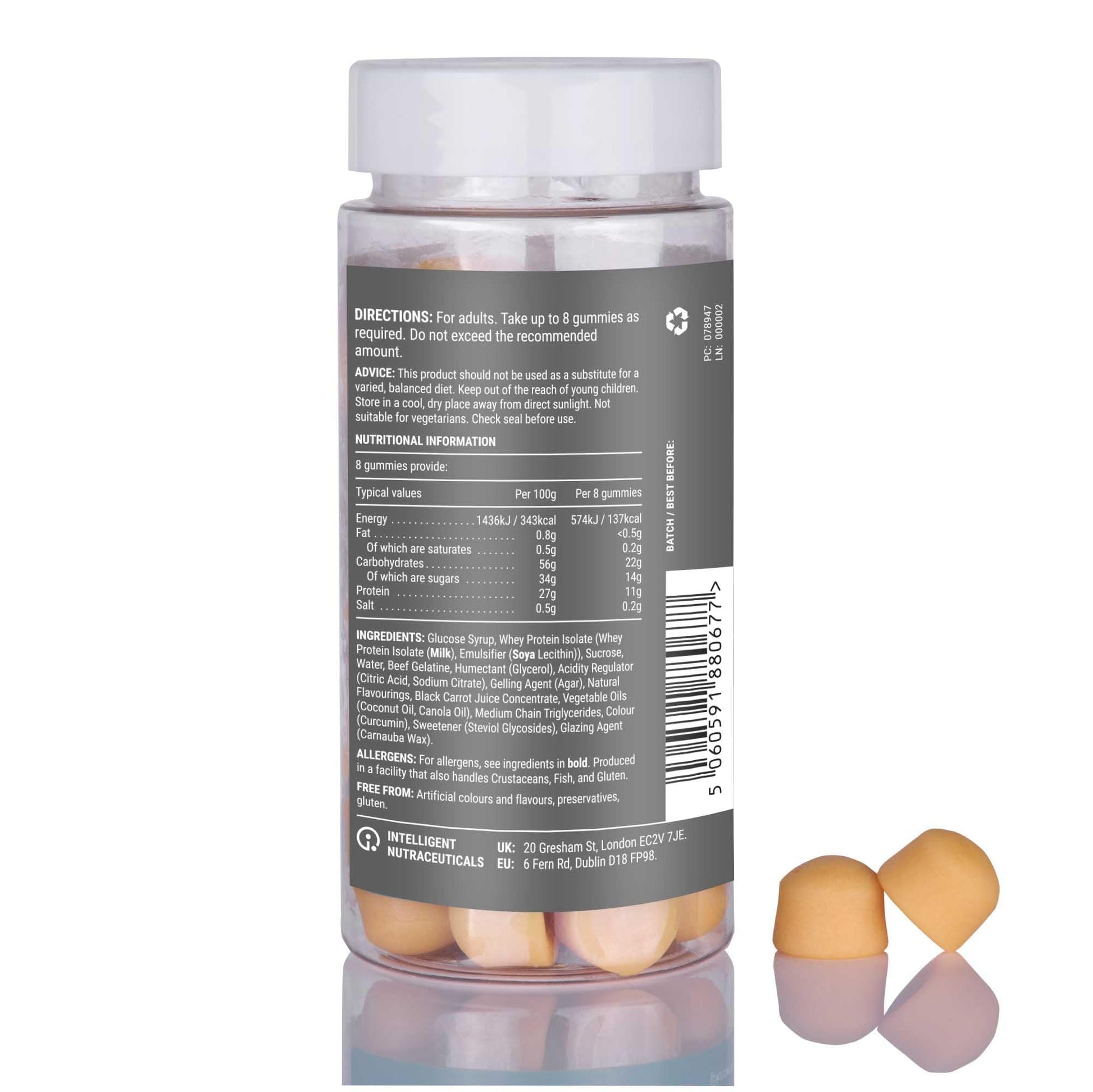 Protein 11g Gummies by Known Nutrition | Help Build and Maintain Healthy Muscle Mass KnownBuy Supplements Australia
