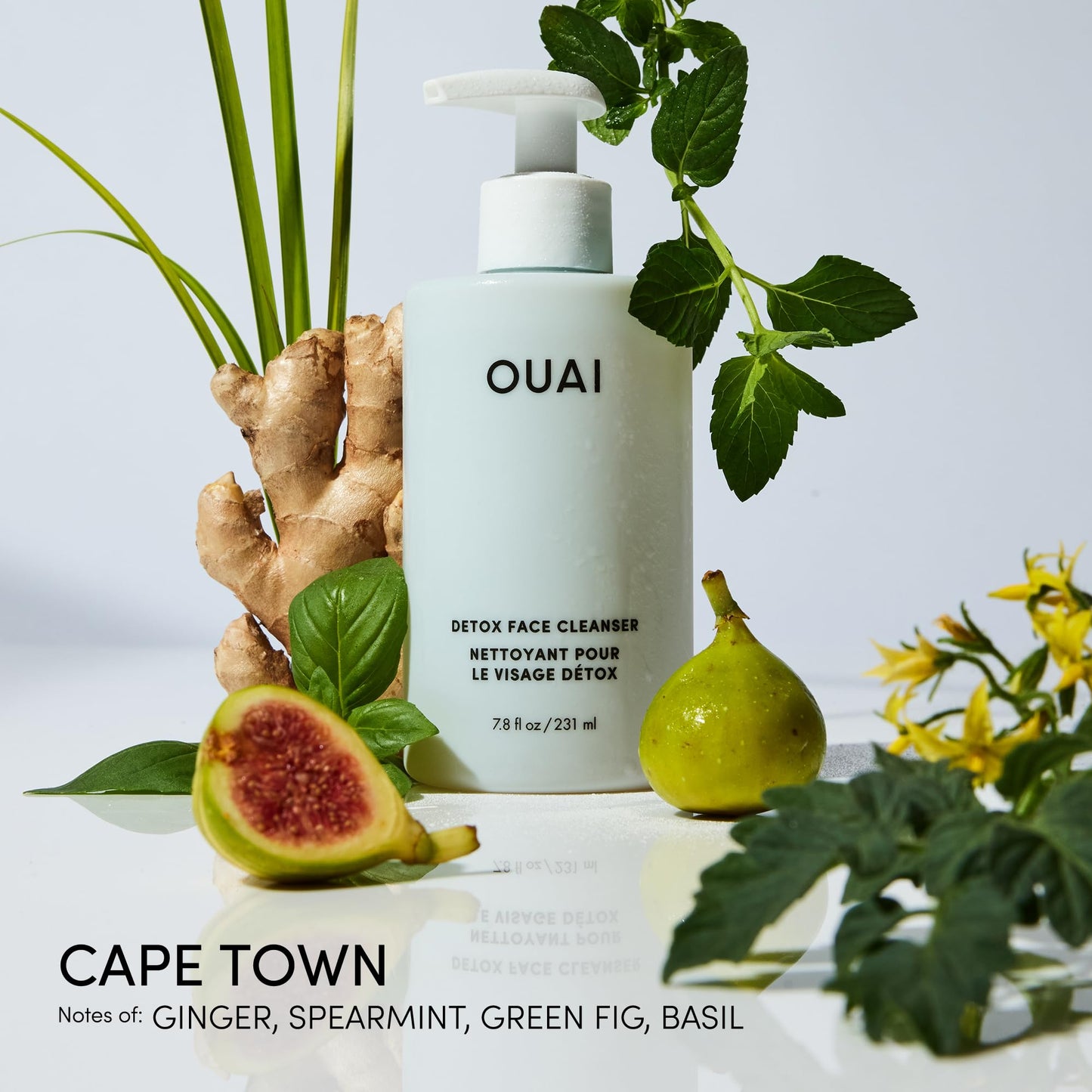 OUAI Detox Shower Routine Bundle - Gentle Detox Face Cleanser (7.8 Oz) and Clarifying Shampoo with Apple Cider Vinegar (10 Oz) - Removes Dirt, Oil, Product, Makeup, and Sunscreen - 2-Piece Bundle OUAIBuy Supplements Australia