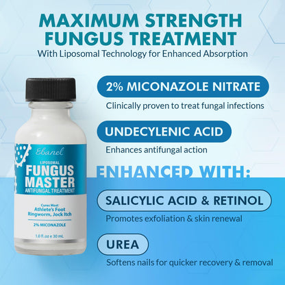 Ebanel Bundle of Fungus Treatment 1 Oz, and Lidocaine Numbing Spray Ebanel buy supplements Au