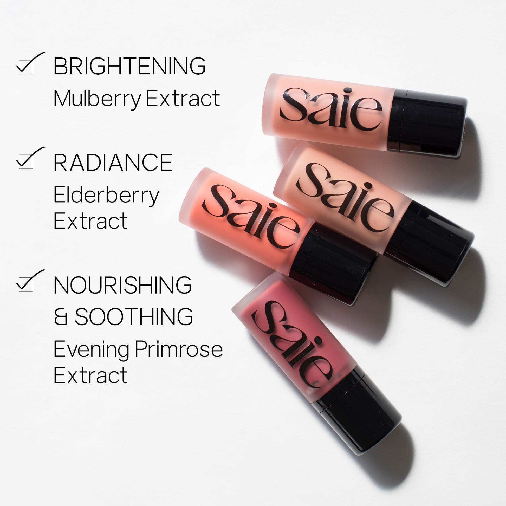Saie Cheek Flush Duo - Dew Liquid Blush (.40 oz, Dreamy), SuperSuede Baked Powder Blush (.01 oz, Grazie) - Layerable, Skin-Nourishing Blushes for a Seamless Radiant Finish SaieBuy Supplements Australia
