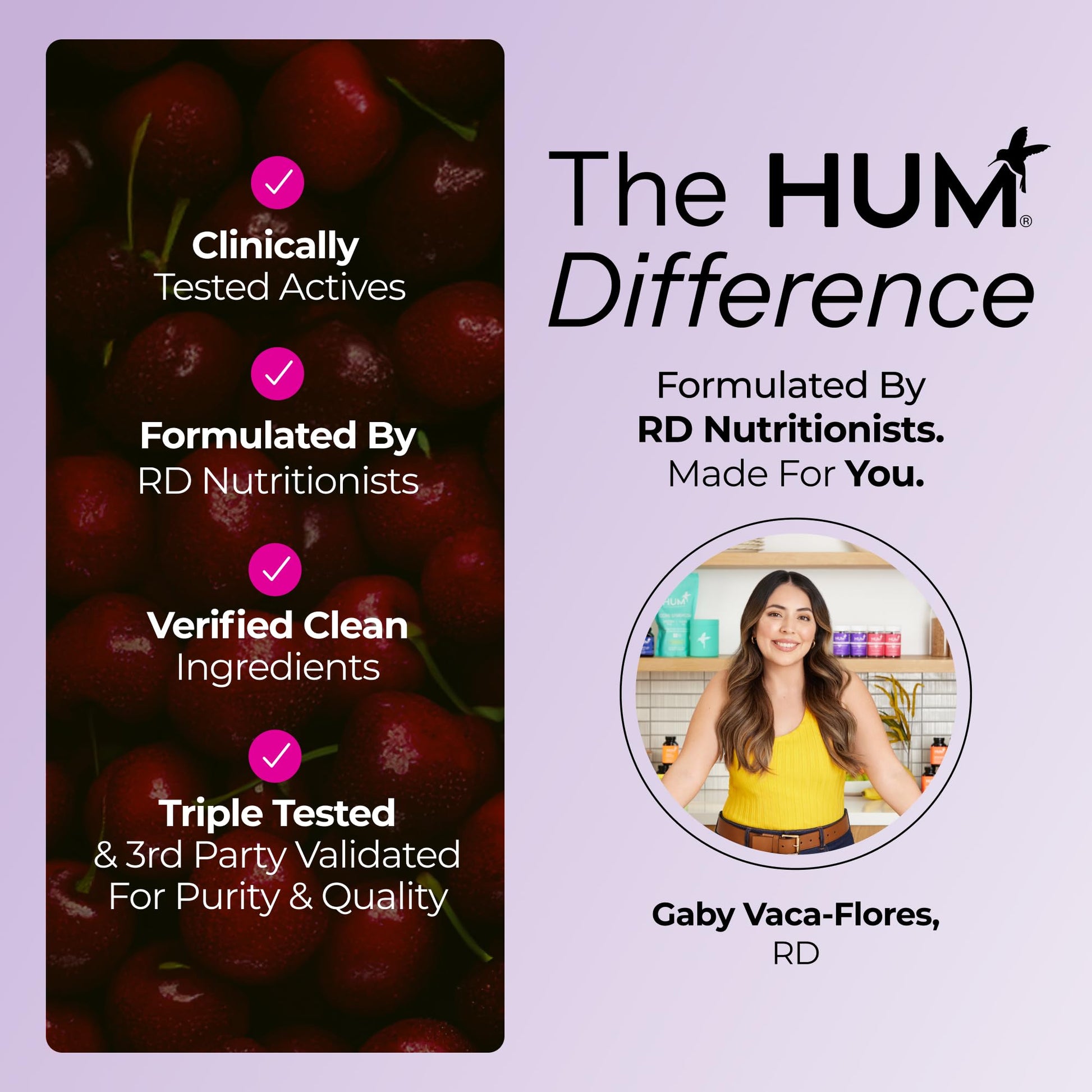 Hum Nutrition Dream Team Magnesium Bisglycinate Powder, L Theanine & Tart Cherry Magnesium Supplement Drink Mix, Support Rest, Relaxation & Sleep Routine, Gluten Free, Vegan, Cherry Lemon, 30 Servings HUMBuy Supplements Australia