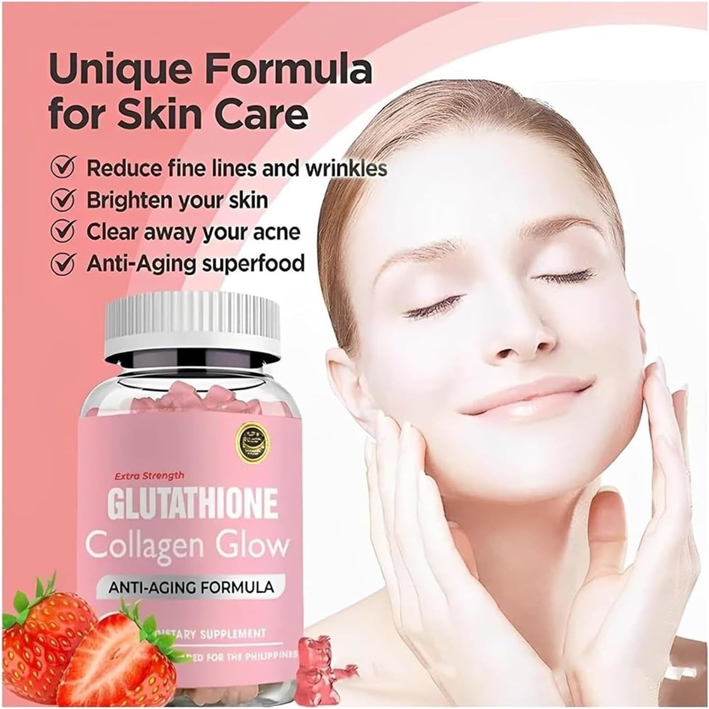 Caduola Glutathione Collagen Glow Gummies, Glutathione Collagen Glow Gummies for Dark Spot CaduolaBuy Supplements Australia