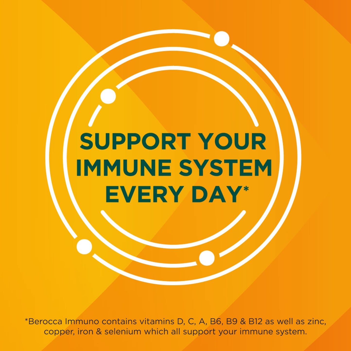 Berocca Immuno Effervescent Tablets, 11 Vitamins and Minerals, Including Vitamins D, C BeroccaBuy Supplements Australia