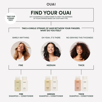 OUAI Thick Hair Mask - Treatment Masque with Almond Oil, Olive Oil, & Hydrolyzed Keratin to Restore Damaged Hair - Phthalate & Paraben Free Masque (3.4 Oz) OUAIBuy Supplements Australia
