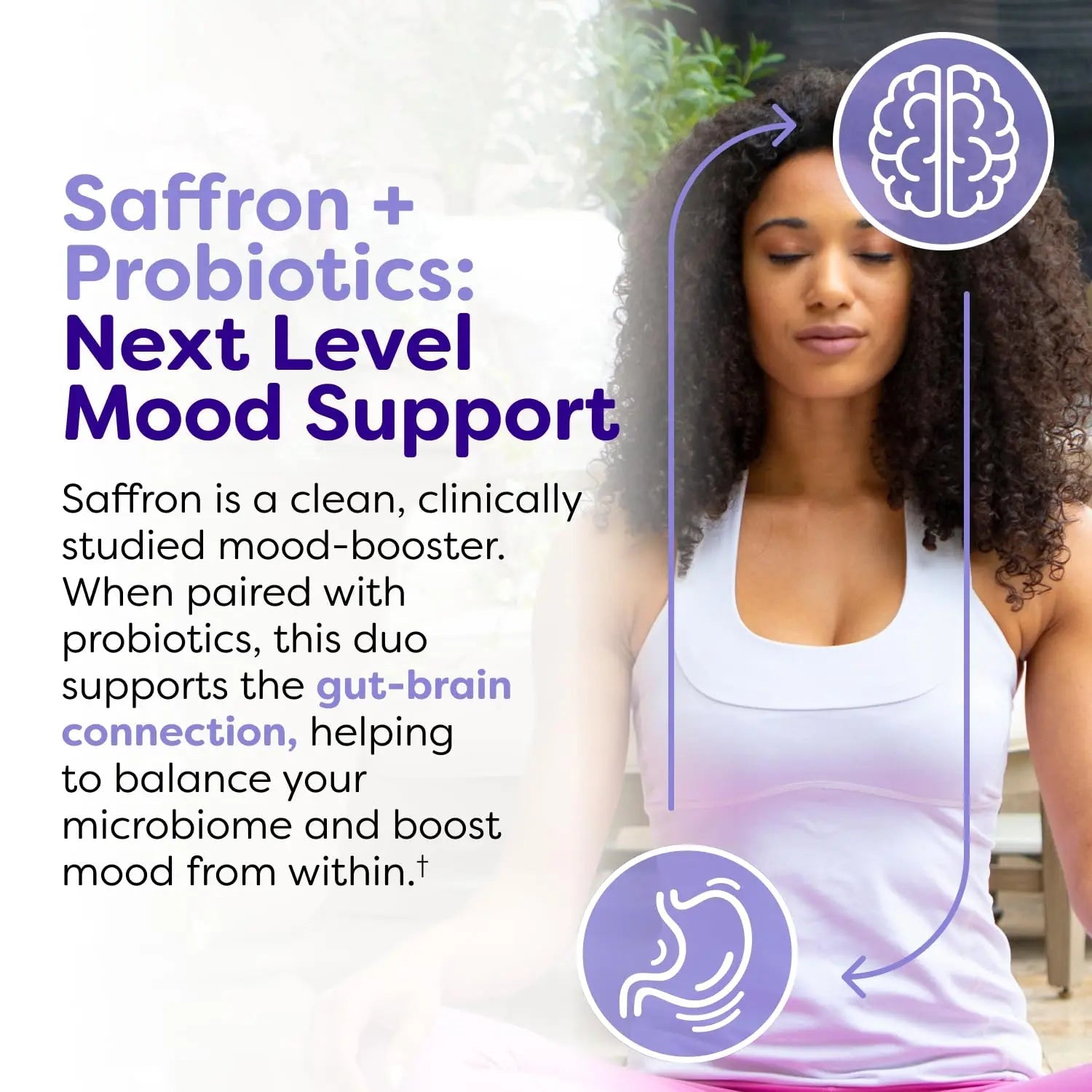 Probulin Mood Probiotics for Women with Saffron, L Theanine, Probiotic, Prebiotic, Postbiotic - Mood Support Supplement & Gut Support - Vegan, Non GMO, 30 Capsules ProbulinBuy Supplements Australia