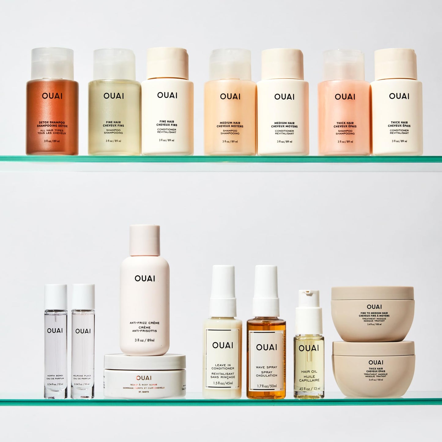 OUAI Fine Shampoo Travel Size - Volumizing Shampoo with Strengthening Keratin, Biotin & Chia Seed Oil for Fine Hair - For Clean, Weightless Body - Paraben, Phthalate & Sulfate Free Hair Care (3 Fl Oz) OUAIBuy Supplements Australia