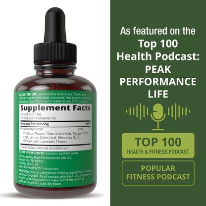 Kids Focus Drops. Attention Deficit Liquid Supplement for Concentration, Attention, Brain, Memory. No Bitter Taste. Natural Non-Habit Forming Sugar Free 7-in-1 Vegan Nootropic for Children, Teenagers Peak PerformanceBuy Supplements Australia
