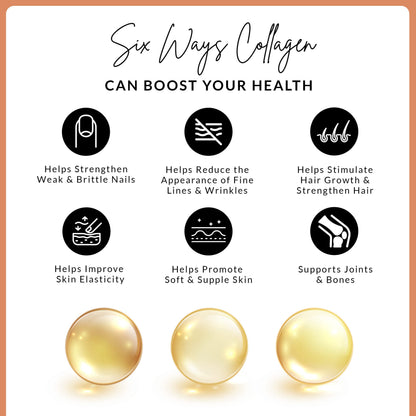 Marine Collagen Peptides Capsules - Hydrolyzed Collagen Supplements for Women & Men BIRCH & WILDEBuy Supplements Australia
