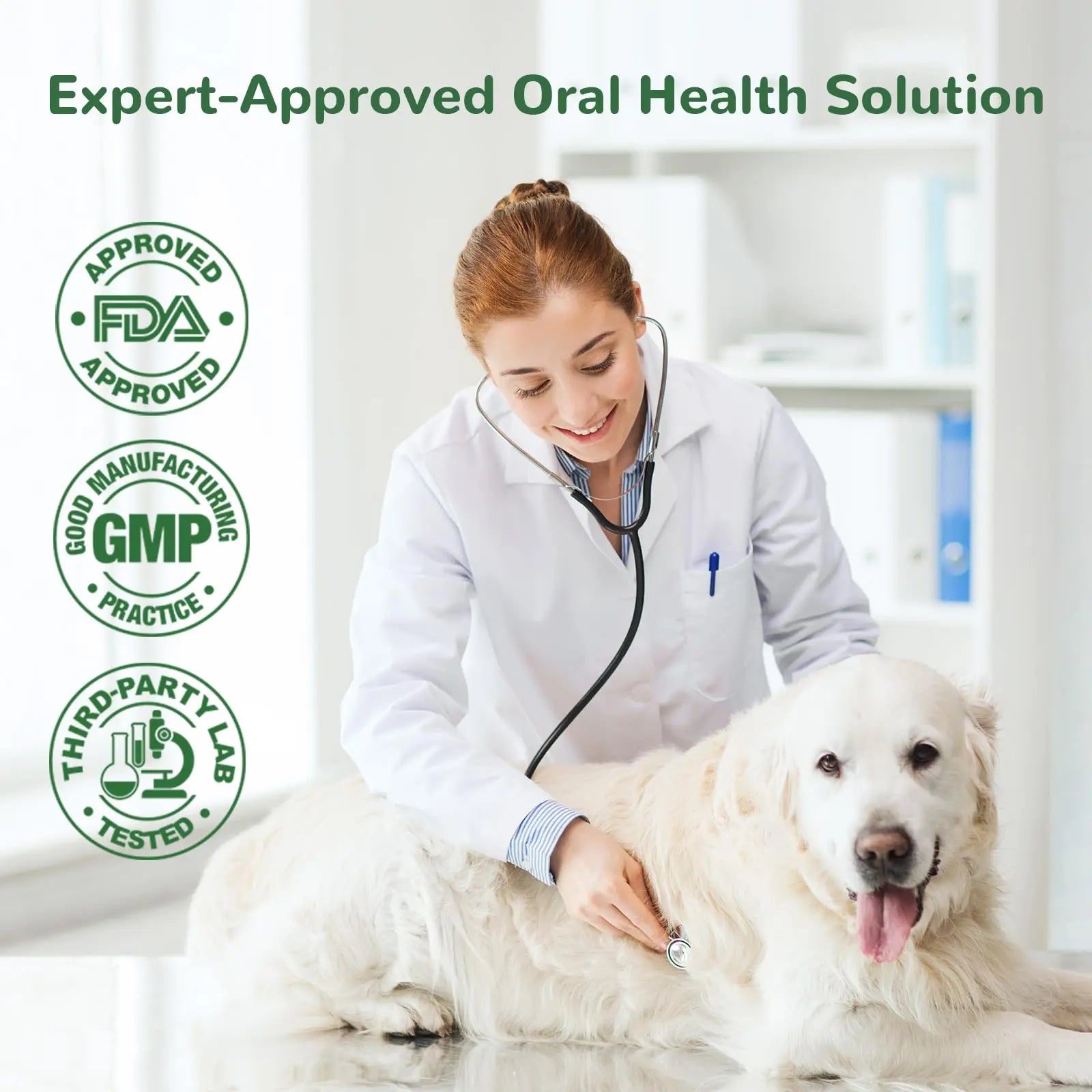 Vetriuntrix Dog Teeth Cleaning Powder, Dental Powder for Dogs Teeth Tartar Remove & Plaque Off, Fresh Breath for Dogs with Natural Plants Blend, Enzymes and Postbiotics, 300g VetriuntrixBuy Supplements Australia
