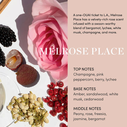 OUAI Body Cleanser, Melrose Place - Foaming Body Wash with Jojoba Oil and Rosehip Oil to Hydrate, Nurture, Balance and Soften Skin - Paraben, Phthalate and Sulfate Free Skin Care Products (10 Fl Oz) OUAIBuy Supplements Australia