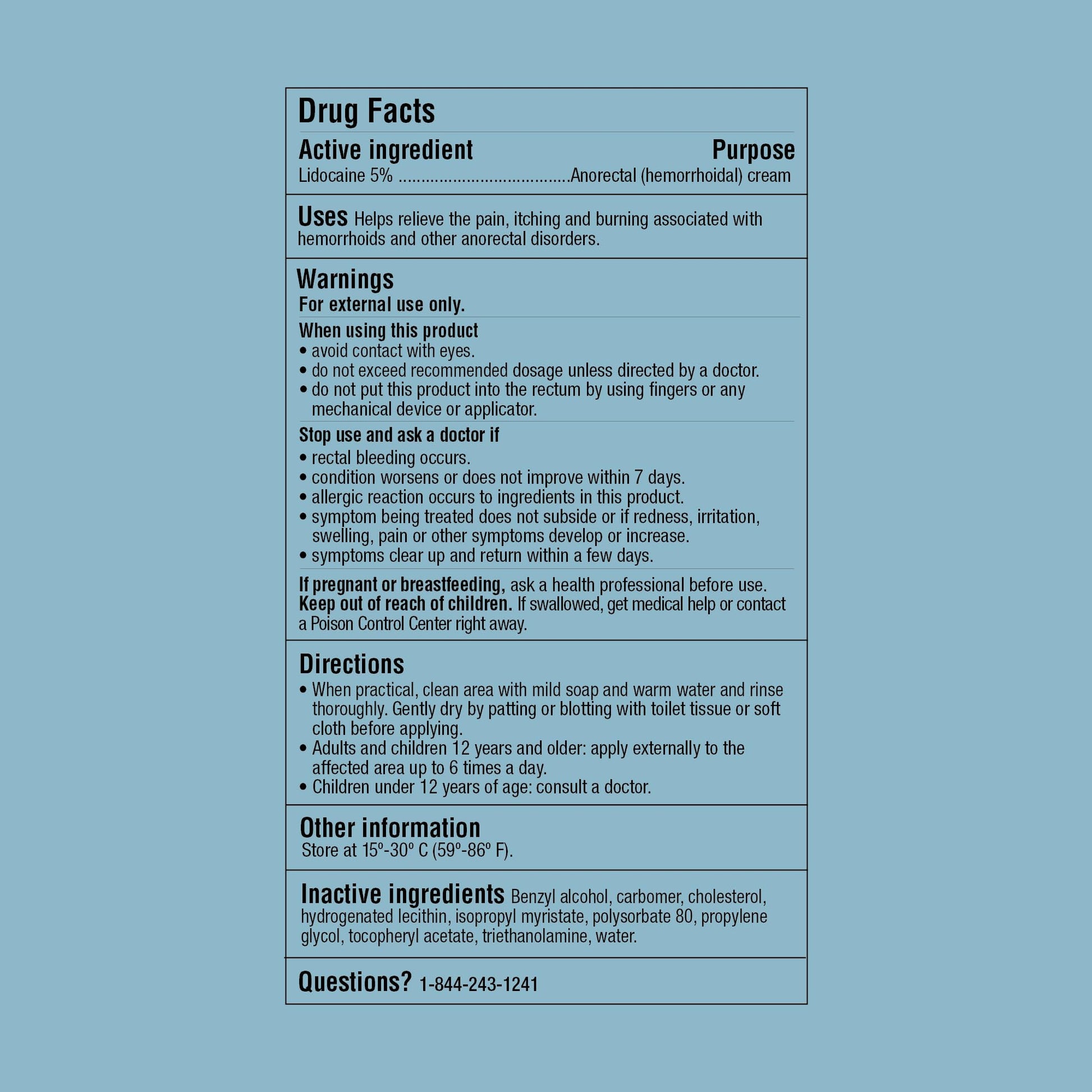 Curist 5% Lidocaine Numbing Cream - 6 oz (170 g) XL Tube - Soothing Numbing Cream for Temporary Discomfort, Itching, and Burning from Hemorrhoids Lidocaine 5% (1 Pack - 6 oz Tube) Curist buy supplements Au