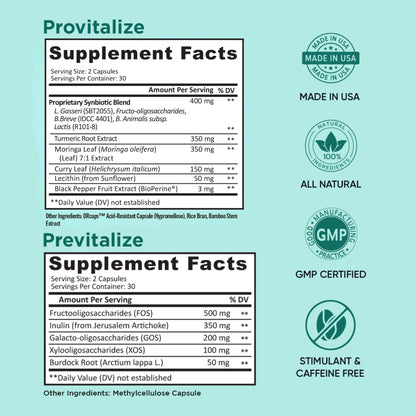 BB Company Slim Gut Bundle | Menopause Prebiotics and Probiotics for Women | Gut Vitamins for Digestive Health | Supports Joint Health