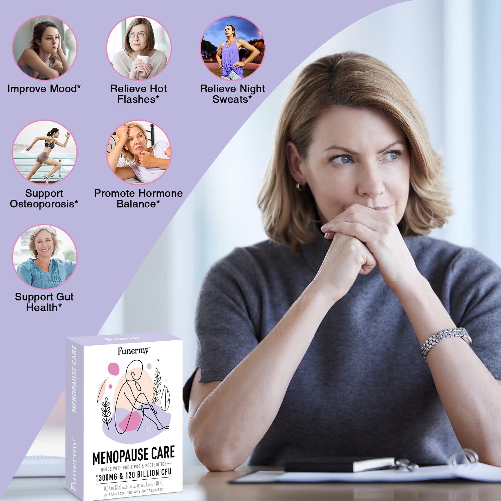 Funermy Postnatal Probiotics Lactation Supplements and Menopause Probiotics for Women FunermyBuy Supplements Australia