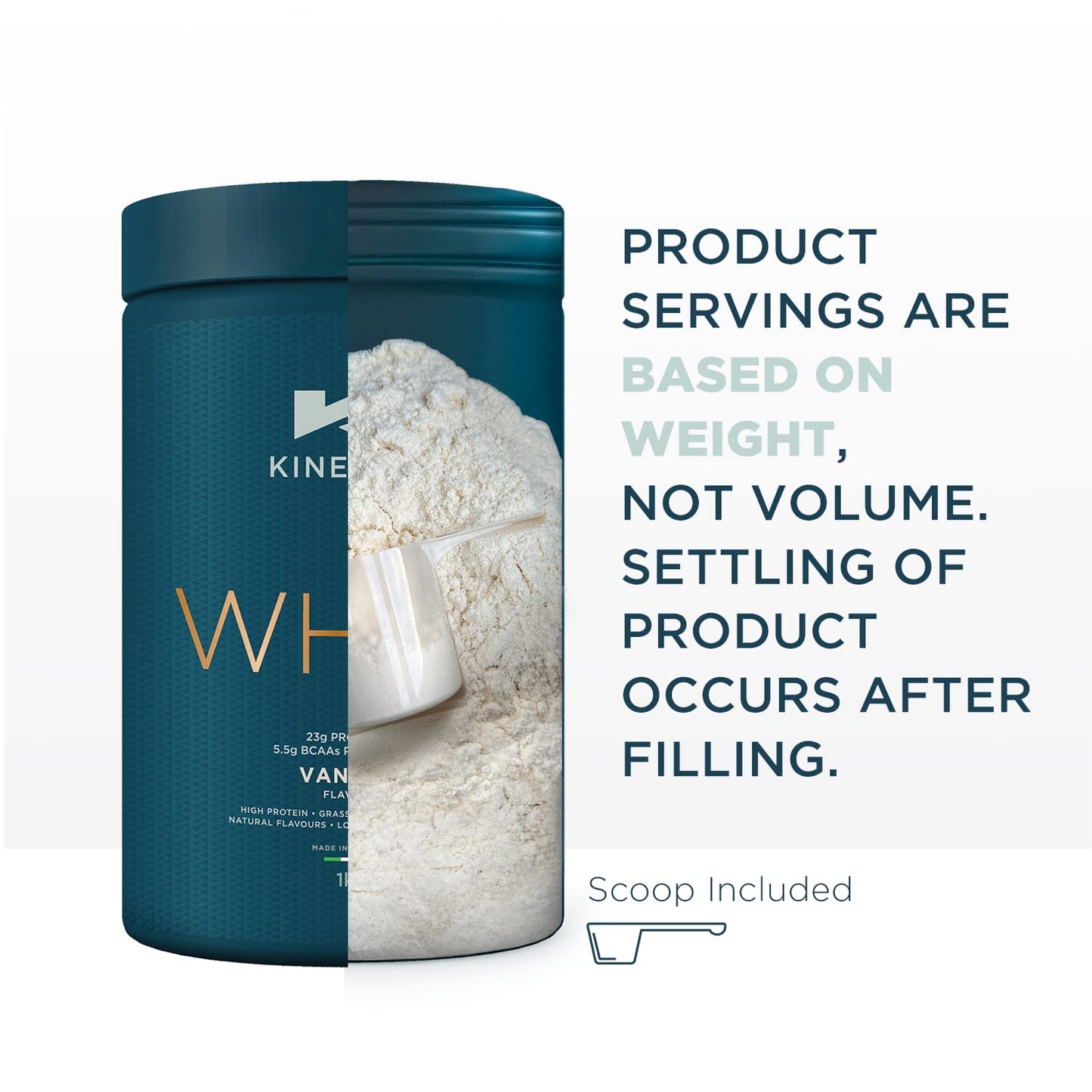 Kinetica Premium Whey Protein Powder | Grass Fed | Strawberry | 1kg | 33 Servings KineticaBuy Supplements Australia