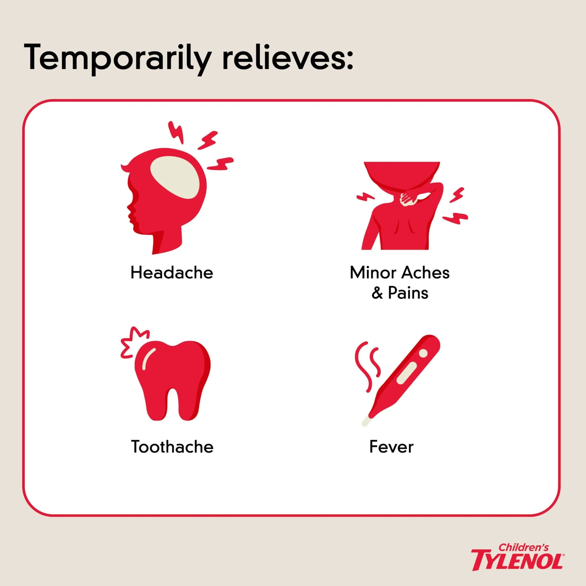 Children's Tylenol Liquid Pain Relief & Fever Medicine, Oral Suspension, Dye-Free, Acetaminophen, No Aspirin, No Ibuprofen, No High Fructose Corn Syrup; Cherry Flavor, 8 fl. oz.; Pack of 1 TylenolBuy Supplements Australia