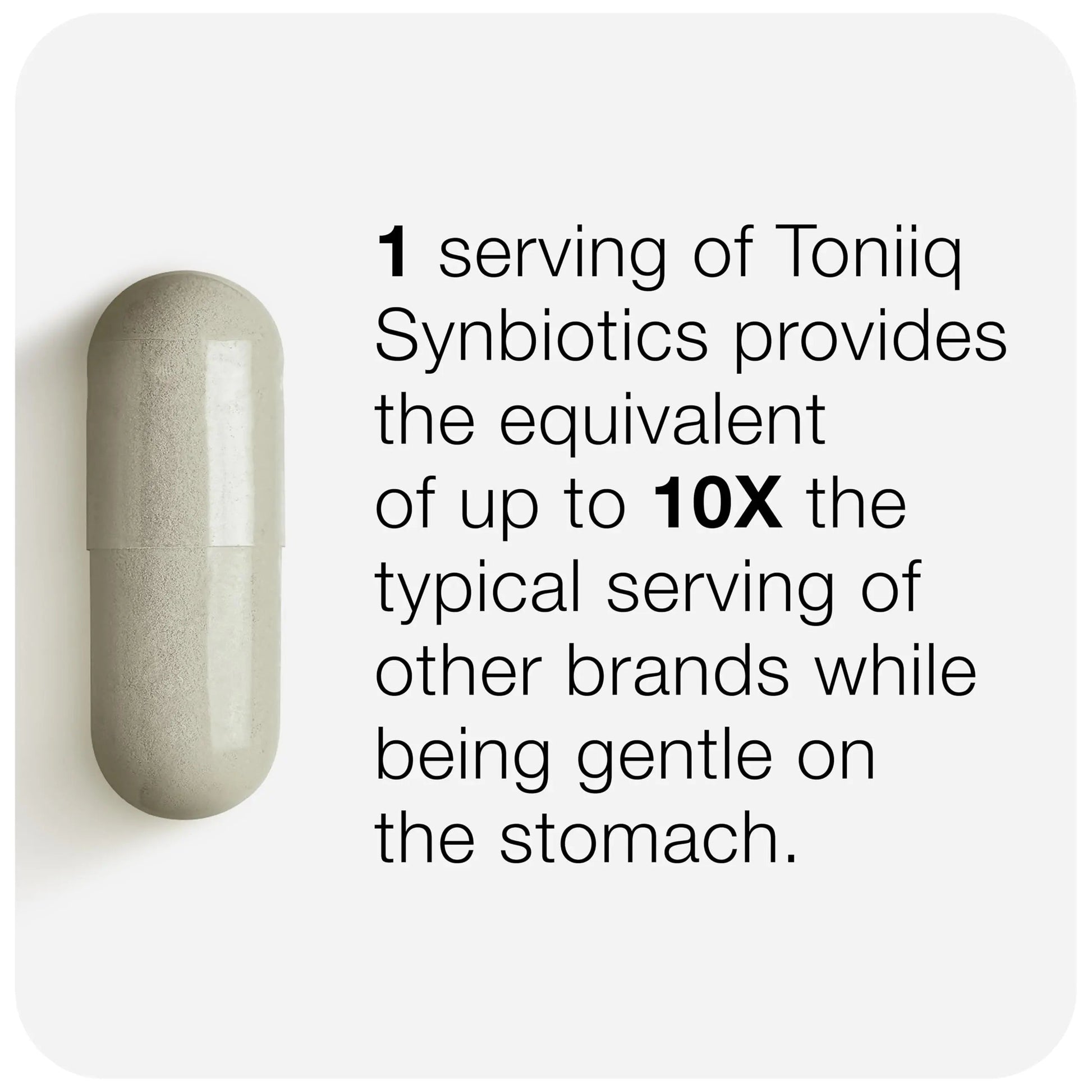 Toniiq Prebiotics and Probiotics – 200B TFU with Postbiotics IMMUSE® & ButyraGen® – 30 Strains – Shelf-Stable Synbiotic Formula – Third-Party Tested – 60 Capsules ToniiqBuy Supplements Australia