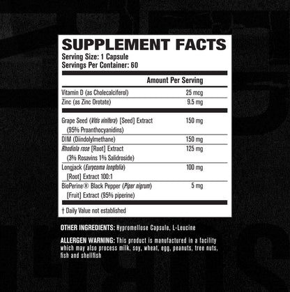 Jacked Factory Androsurge Estrogen Blocker for Men + Primasurge Testosterone Booster for Men + N.O. XT Nitric Oxide Booster + Build XT Muscle Builder