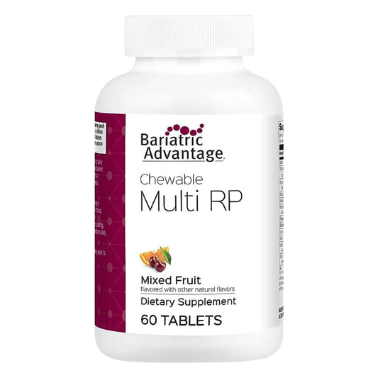 Bariatric Advantage Chewable Multi RP Multivitamin - for Bariatric Surgery Patients - with Iron, Copper, Vitamin C, A, Zinc & More Bariatric Advantage