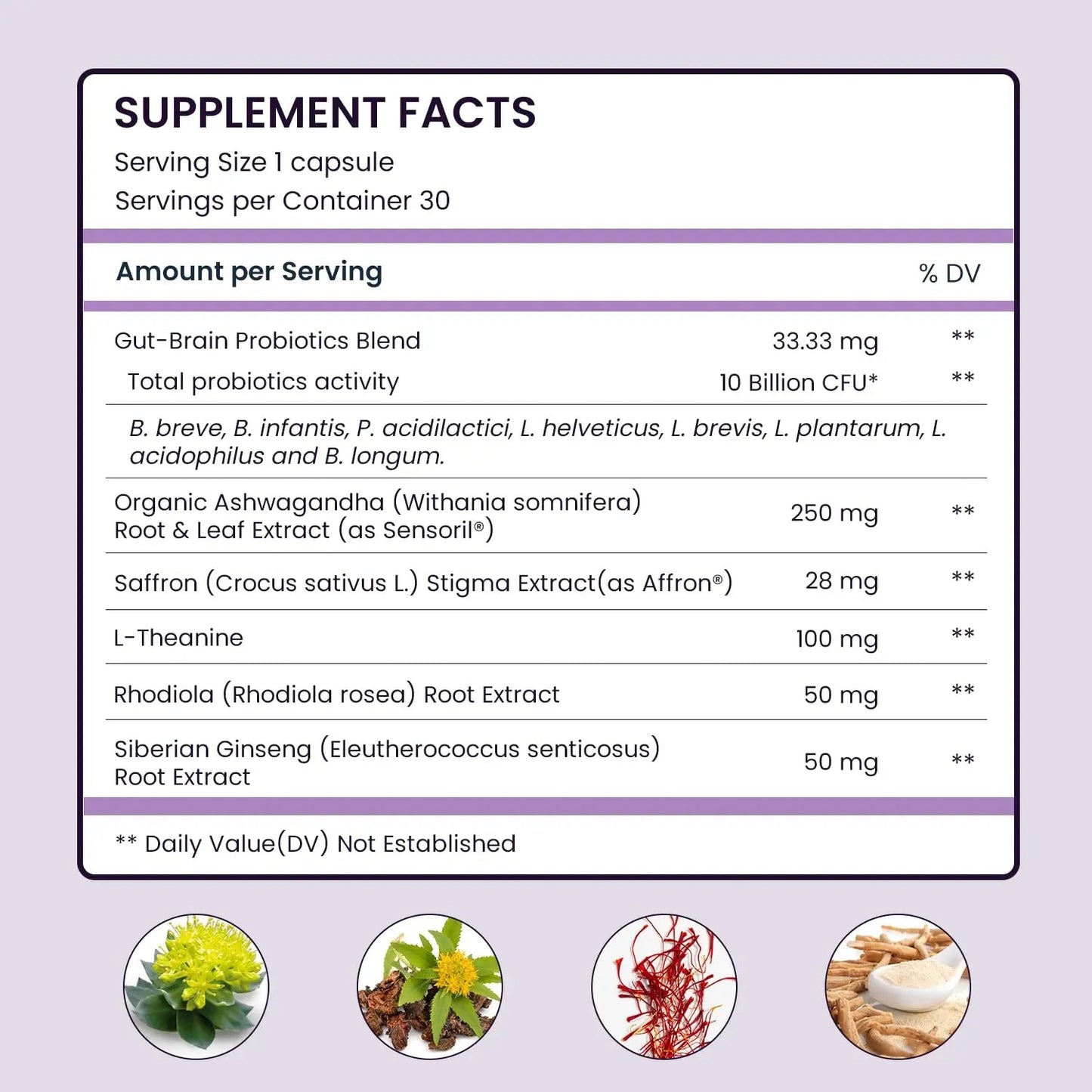 UpNourish Organic Ashwagandha Saffron Supplements with Probiotics - Stress Relief, Mood Enhancer, Calm Happy Pills Support Fatigue Focus Clarity with L-Theanine, Rhodiola, 30 Vegan Capsules UpNourish buy supplements Au