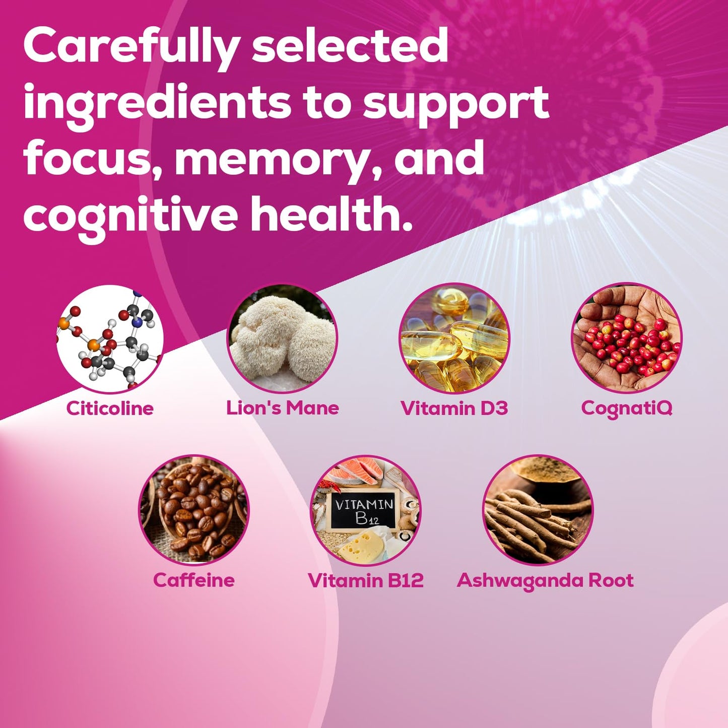 Just Thrive Focus & Memory Gummies – Nootropic Brain Supplement for Clarity, Concentration, Memory Support, & Energy – Citicoline, Lion’s Mane, Vitamin B12 & D3 Just Thrive buy supplements Au