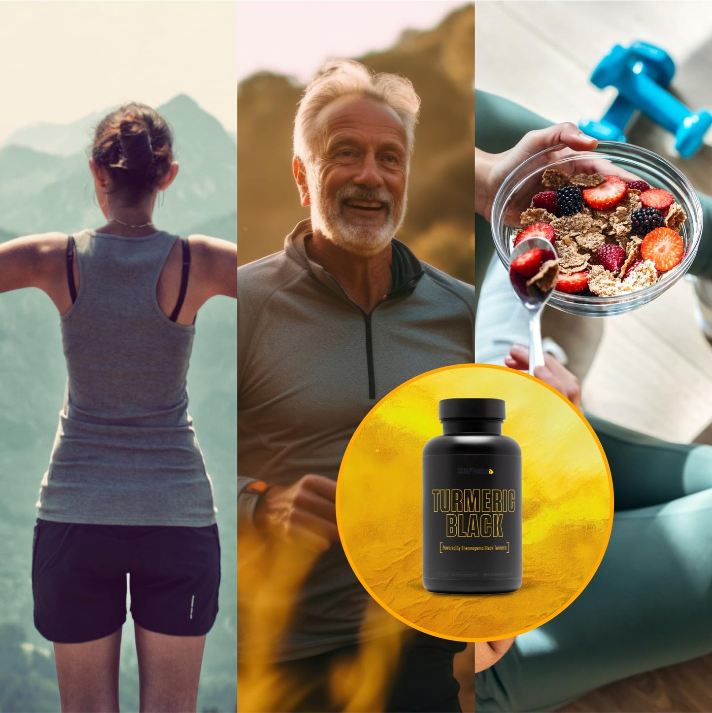 Sculpt Nation by V Shred Powerful Turmeric Supplement - Turmeric Curcumin Sculpt NationBuy Supplements Australia
