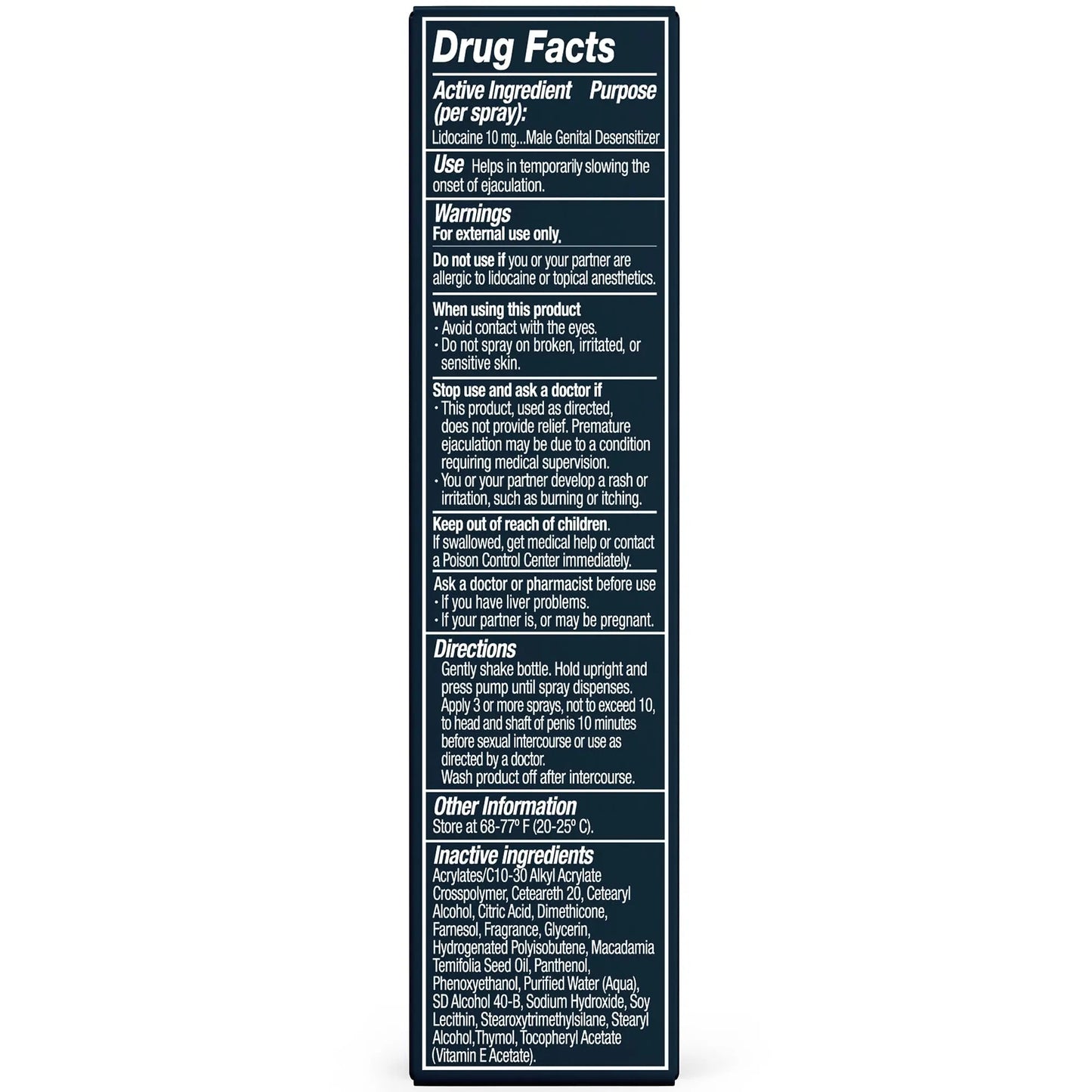 Promescent Desensitizing Delay Spray for Men Clinically Proven to Help You Last Longer in Bed - Better Maximized Sensation + Prolong Climax for Him, 2.6 ml Promescent buy supplements Au