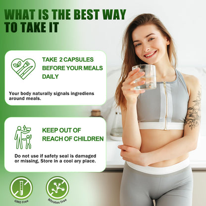 Advanced BHB Supplements, Support Natural Weight Management, Third-Party Tested, Vegan, Gluten Free, Non GMO, 60 Capsules