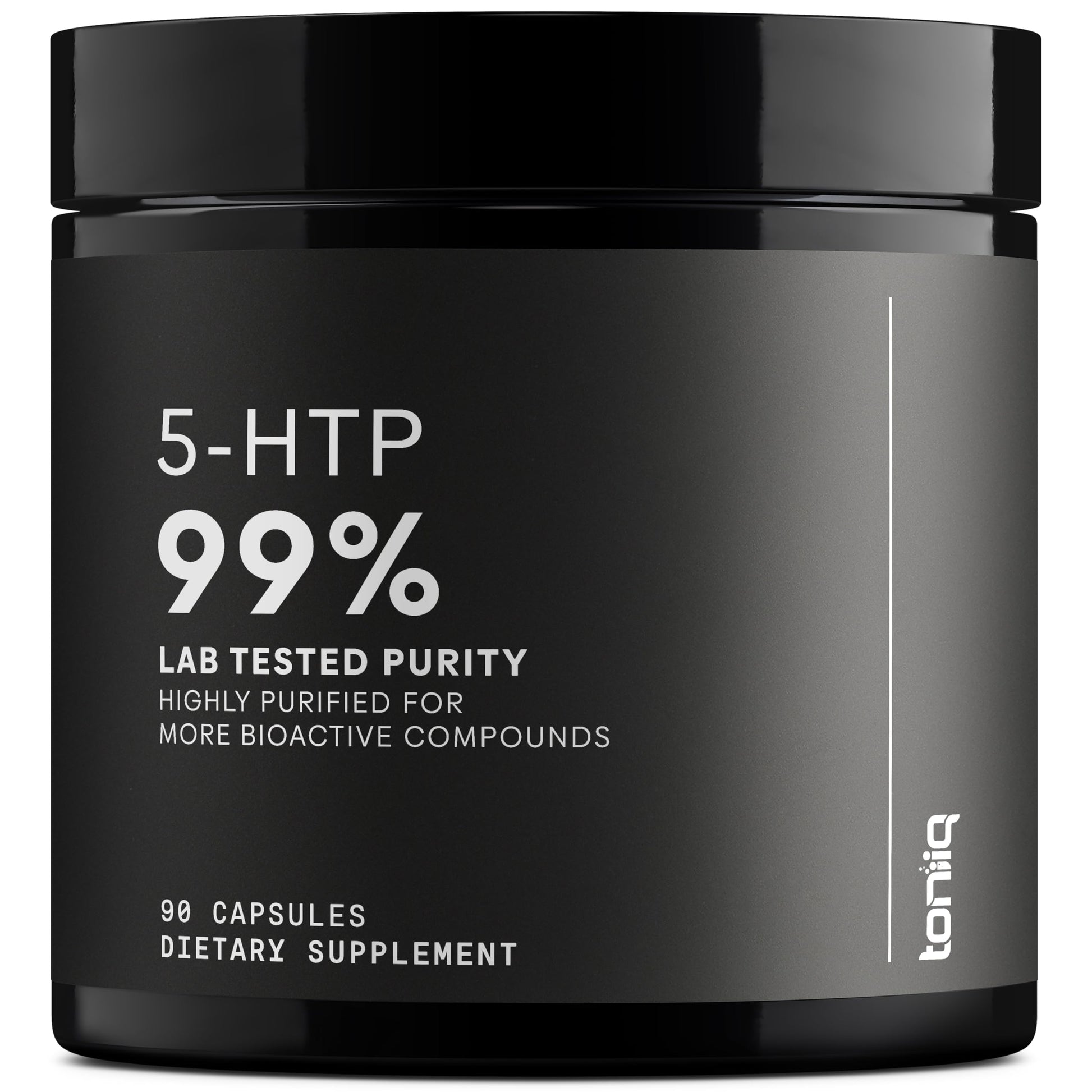 Toniiq Ultra High Strength 5HTP Capsules - 99%+ Highly Purified and Bioavailable - 12:1 Concentrated Extract - 200mg - 90 Veggie Capsules Toniiq buy supplements Au