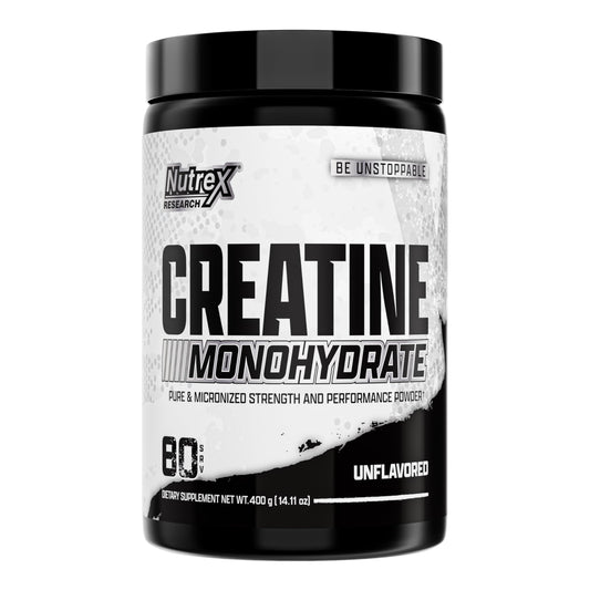 Nutrex Research Ultra Pure Creatine Monohydrate Powder Unflavored | 5G Micronized Creatine Powder for Muscle Gain, Strength