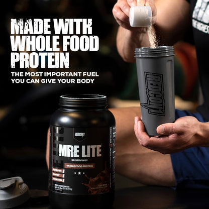 REDCON1 MRE Lite Whole Food Protein Powder, Strawberry Shortcake - Low Carb & Whey REDCON1Buy Supplements Australia
