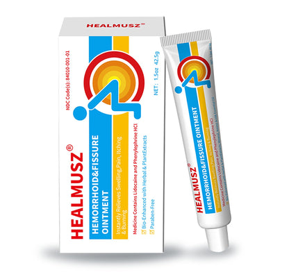HEALMUSZ Hemorrhoid & Fissure Ointment,with 4% Lidocaine and Phenylephrine HCl,Fast Relief for Pain, Swelling, Discomfort & Itching | 1.5 oz HEALMUSZBuy Supplements Australia