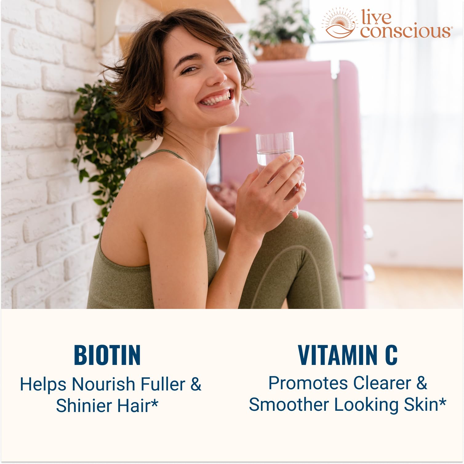 Live Conscious Beyond Collagen Multi Collagen Capsules - Types I, II, III, V & X - Hydrolyzed Blend with Biotin & Vitamin C for Hair, Skin, Nails 90 Capsules Live ConsciousBuy Supplements Australia