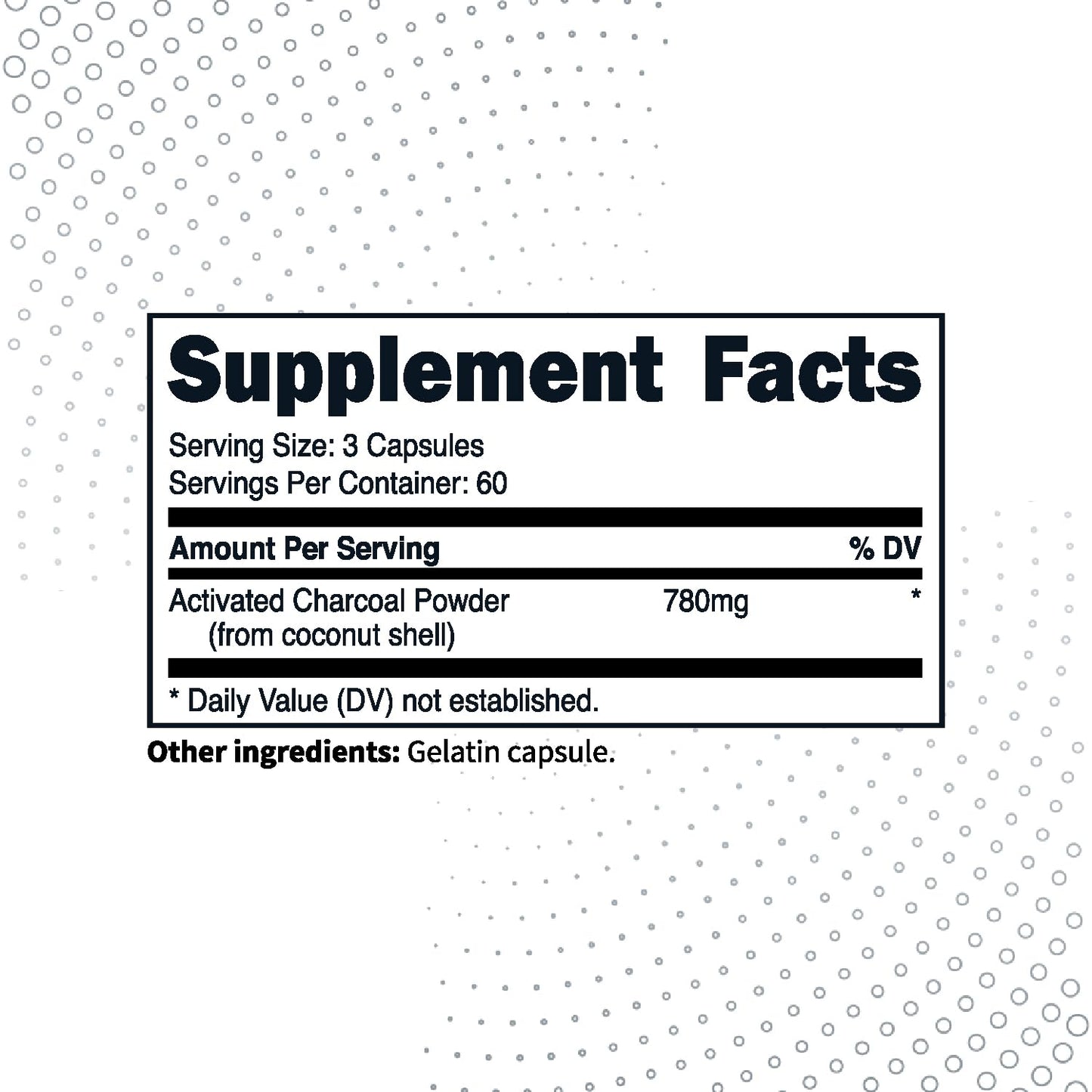 Type Zero Activated Charcoal Capsules (180 Count) - 60 Servings, 780mg Per Serving, from Coconut Shell, Non-GMO, Gluten-Free Type ZeroBuy Supplements Australia