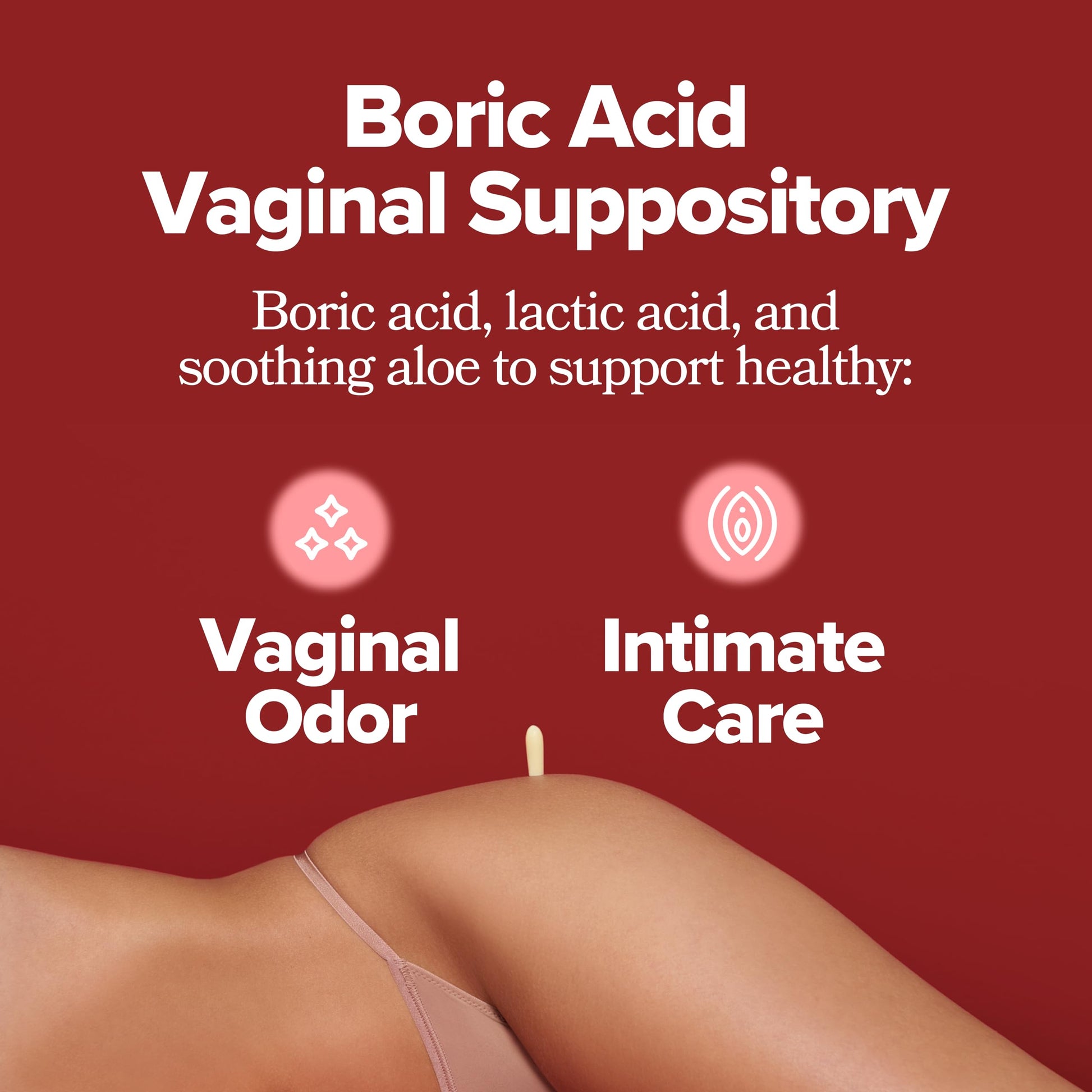 O Positiv URO Boric Acid Vaginal Suppository – with Lactic Acid, and Aloe for Fast Relief and Vaginal Odor Control – Vegan, Free from Parabens, Dyes, and Fragrances – 12 Count (Pack of 1) O PositivBuy Supplements Australia